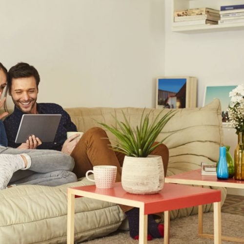 decoração estilosa para sala